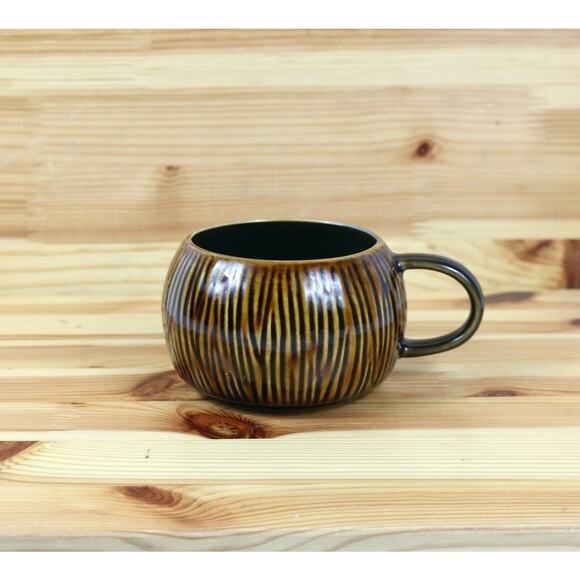 Starbucks Tiki Coffee Mug Tea Cup Coconut Brown Retired Limited Edition 2013 - Picture 1 of 5